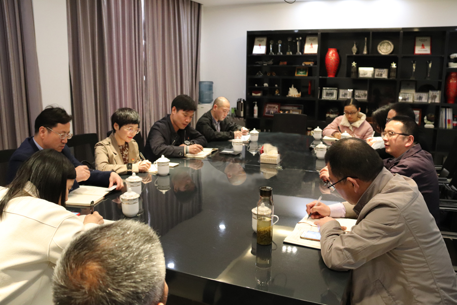 臺州市財政局黨組成員、總會計師張賢鳴一行來美機開展“三服務(wù)”活動